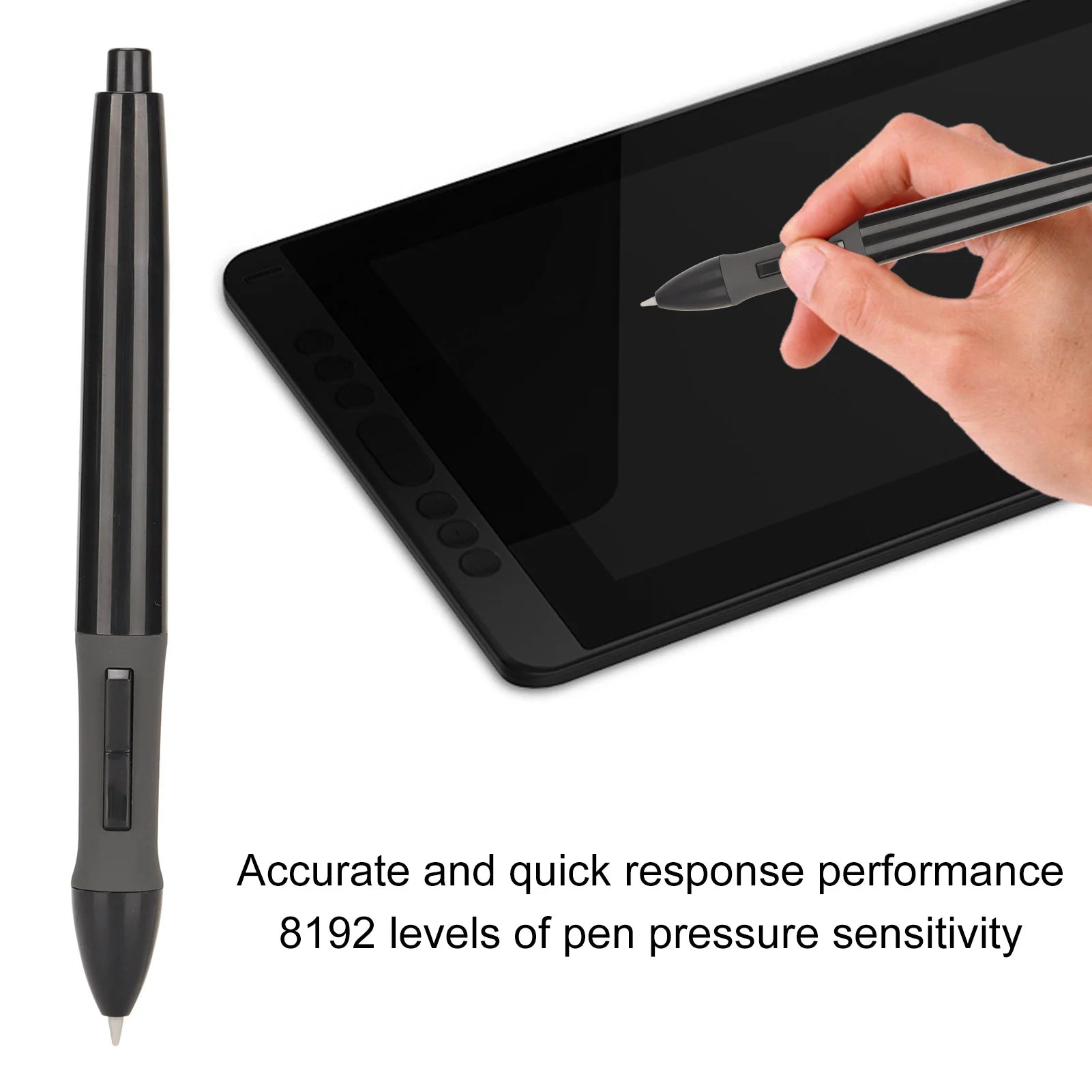 Sensitive Stylus Pen Suitable for Huion GT‑191/GT‑221 PRO/GT‑156HD V2/GT‑220 V2 8192 Level Pressure Sensitive Stylus Pen Zpaxo