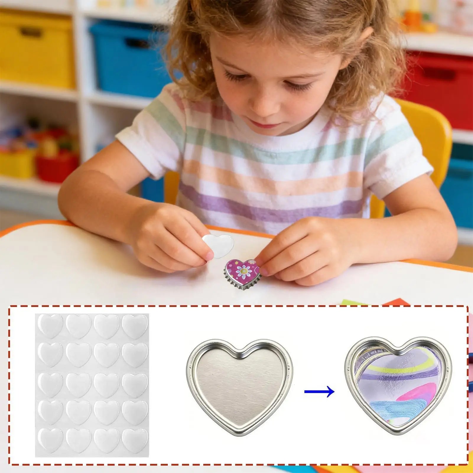 Sticky Gems 3D Convex Decorative Resin Clear Craft Stickers Sticky Gems For Home Office School Notebook Journal Phone Card Zpaxo