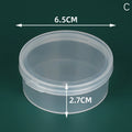 CMPlastic Box Case Triangle Round Square Puff Transparent Sponge