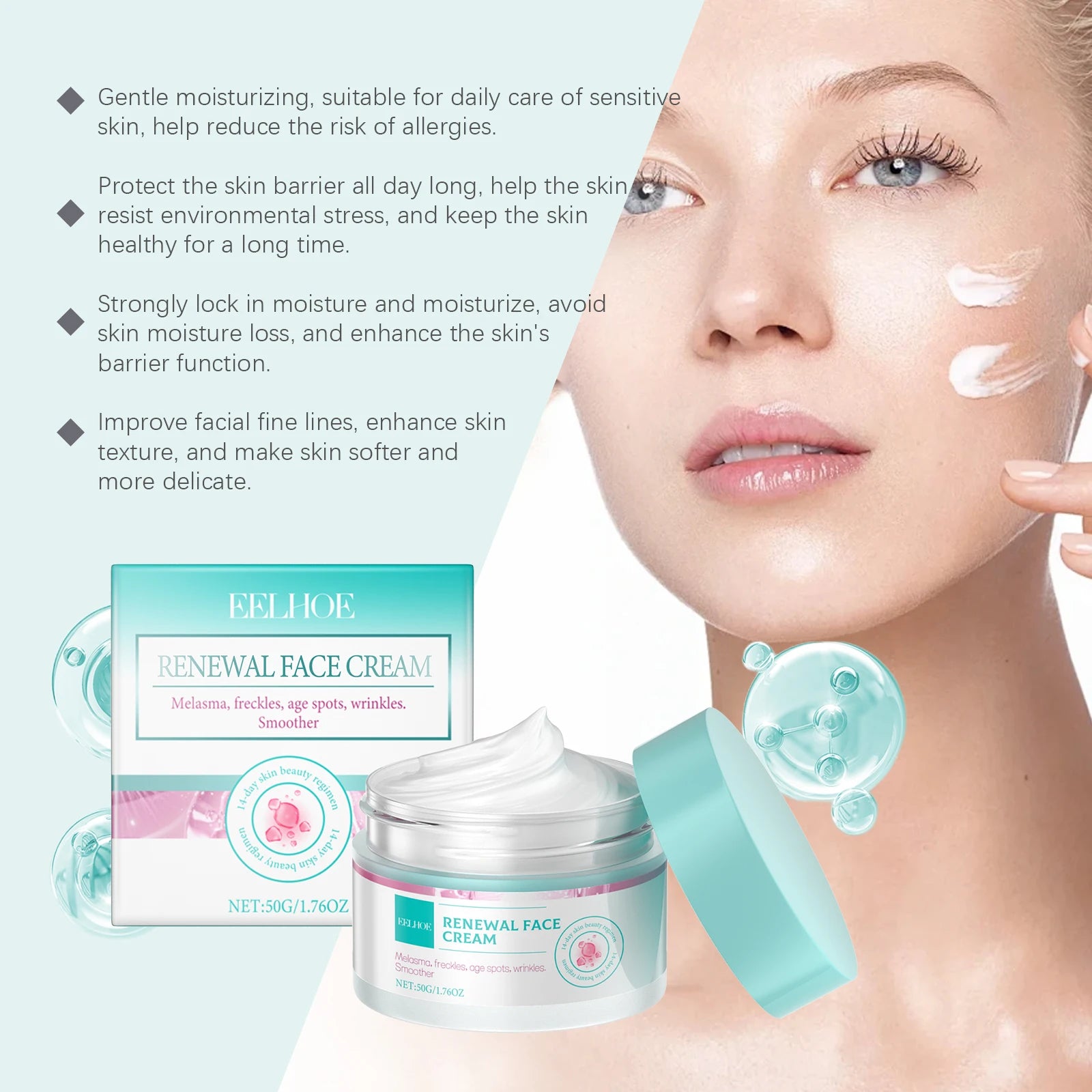 Eelhoe Collagen Firming Cream – Reduce Dark Spots & Brighten Firming Face Cream Zpaxo