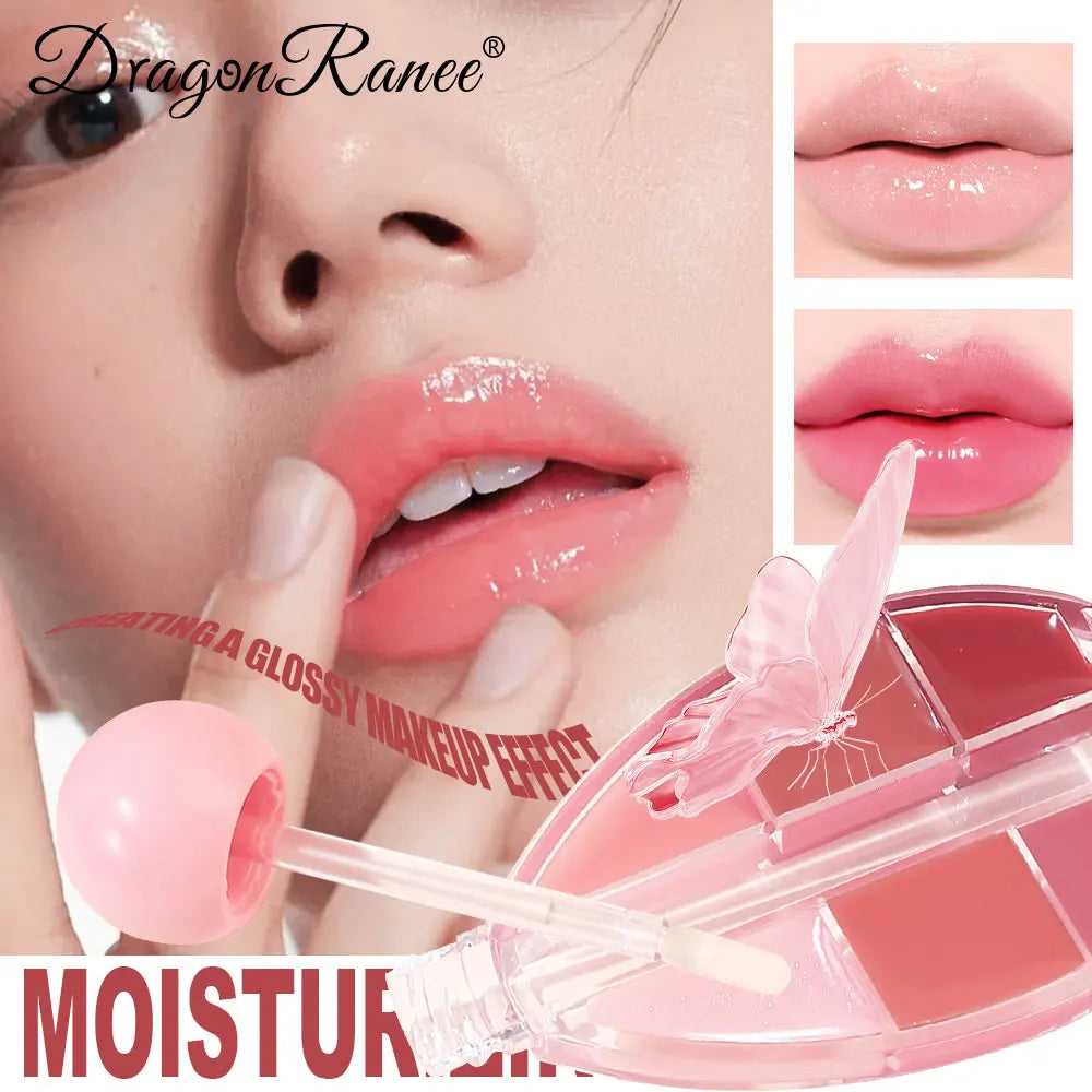 Six color solid lipstick, lasting makeup effect, whitening, color, lip gloss, moisturizing, moisturizing, lip gloss, base in aut Zpaxo