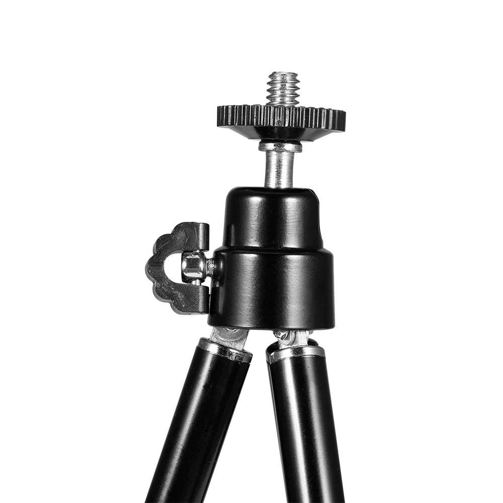 Portable Tripod Mini Webcam Tripod Lightweight Flexible Web Camera Desktop Support Stand Phone Holder Table Stand for Smartphone Zpaxo