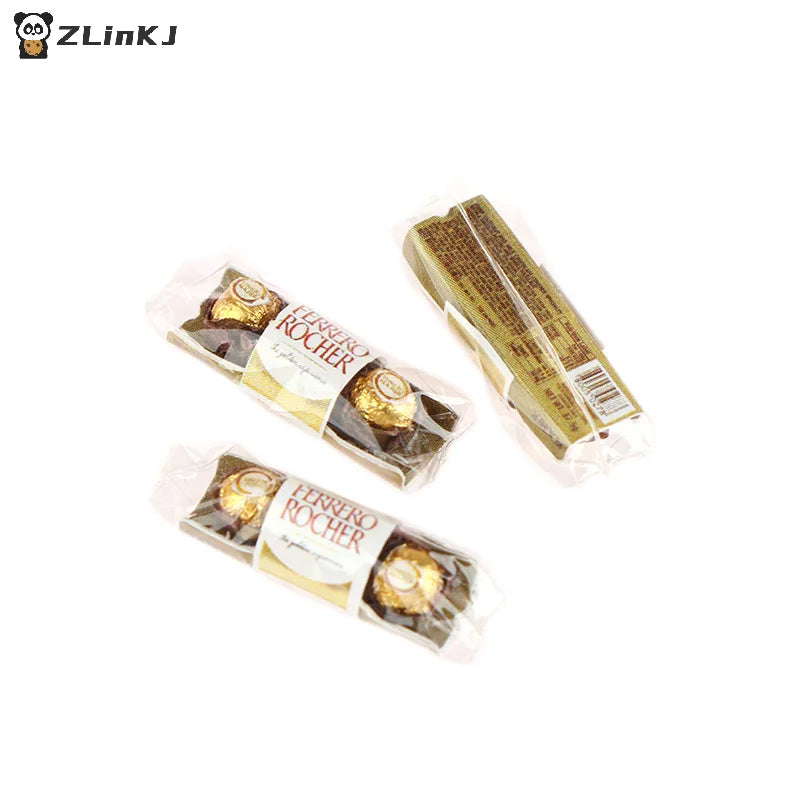 ▶1Pcs Dollhouse Simulation Mini Chocolate Dollhouse Food Decoration Toy Pretend Play Toys Zpaxo