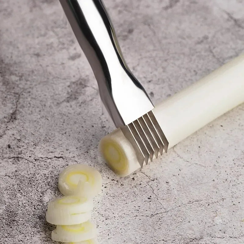 Kitchen Shred Silk Knife Stainless Steel Chopped Green Onion Curved
