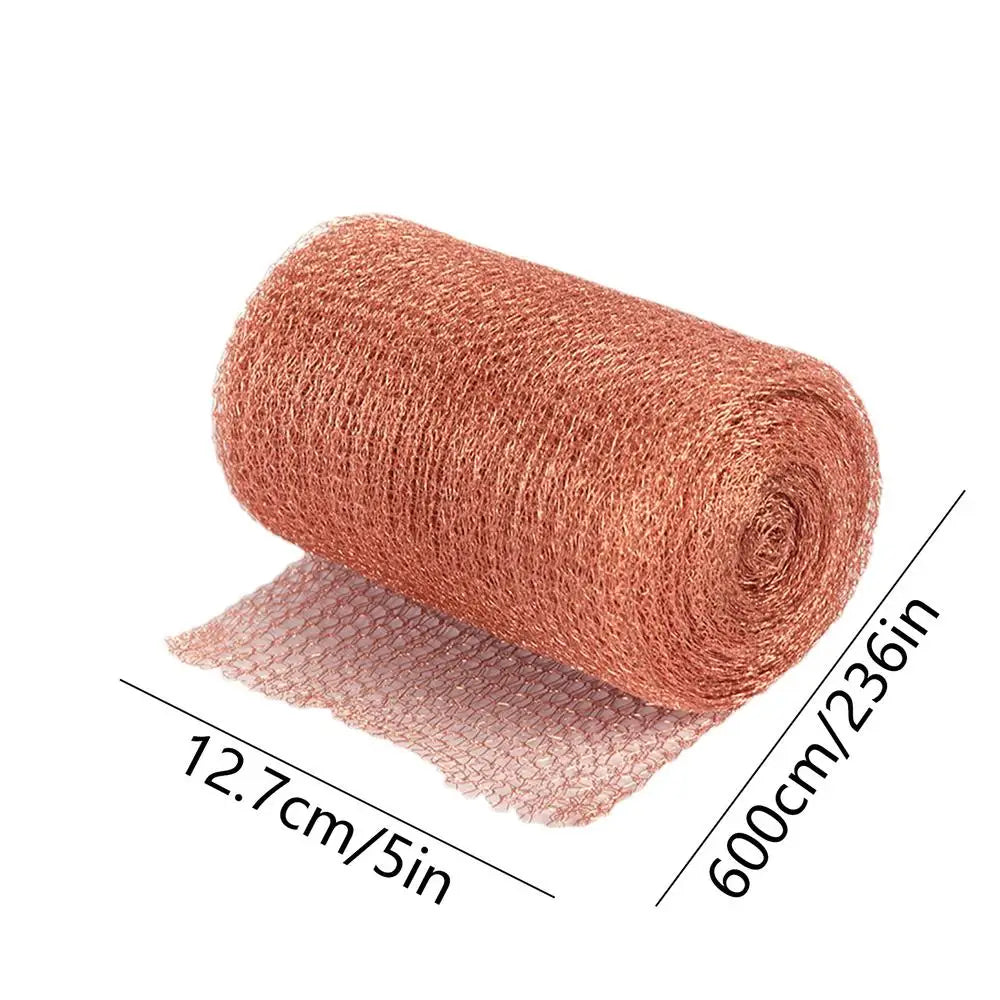 Copper Anti-Snail Wire Mesh Net Signal Shielding Net Wire Pest Rodent Net Copper Mesh Garden Supplies 3/4/6/9m Zpaxo 6m China Mainland