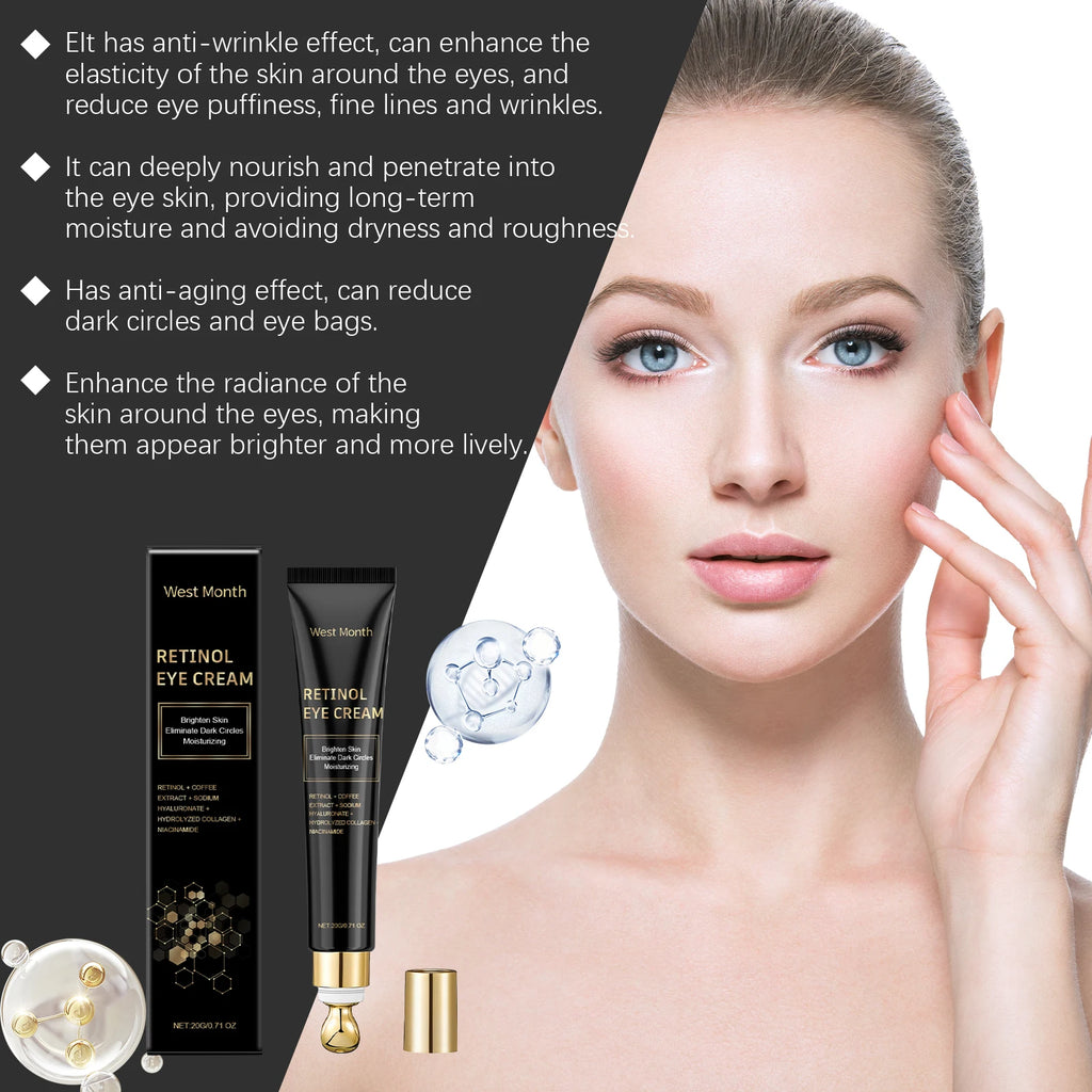 Hydrating Eye Cream Dark Circles Elimination Fine Lines Removal Wrinkles Reduction Lifting Anti Aging Brightening Eye Firm Cream Zpaxo