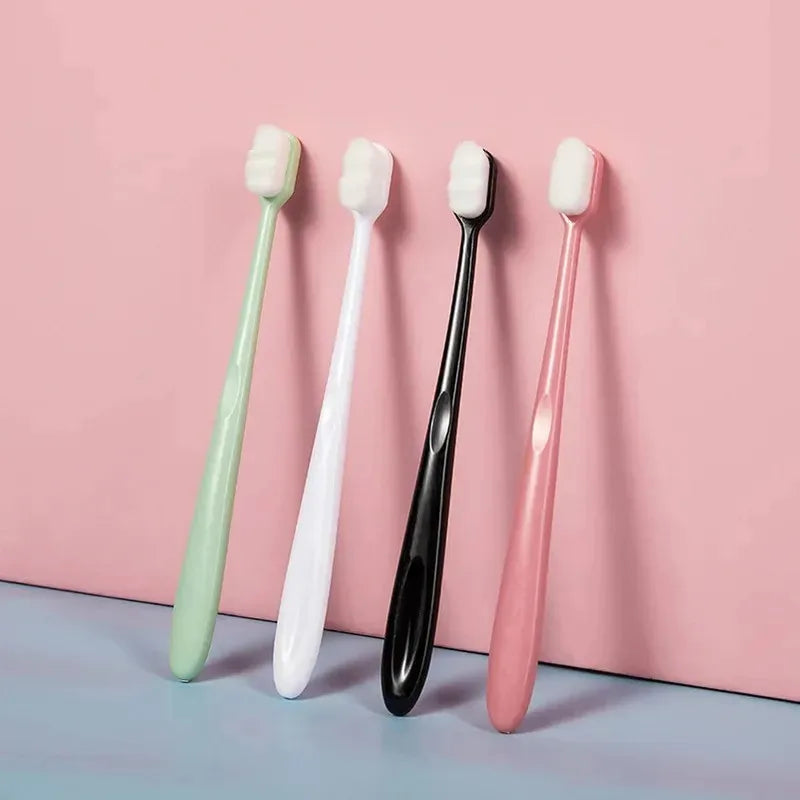 Ultra-Fine Nano Bristle Toothbrush – Deep Cleaning | 5 or 10 Pack