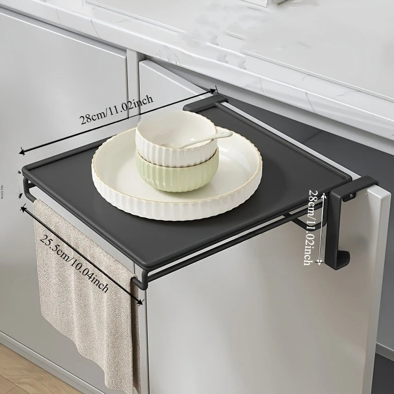Foldable Cabinet Door Shelf Countertop Storage Partition Board