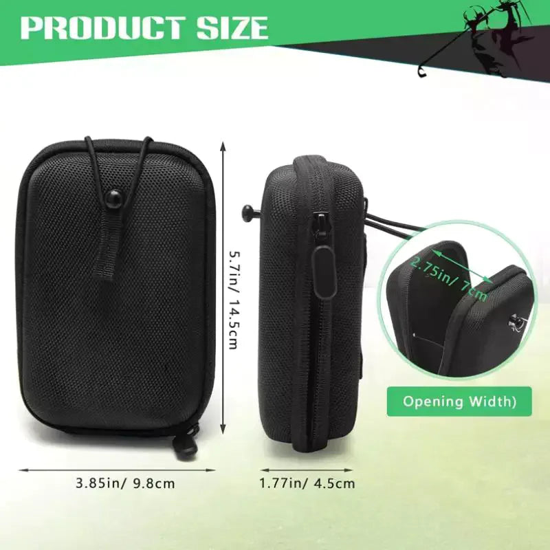 Golf Rangefinder Case EVA Hard Cover Range Finder Bag Outdoor Zpaxo