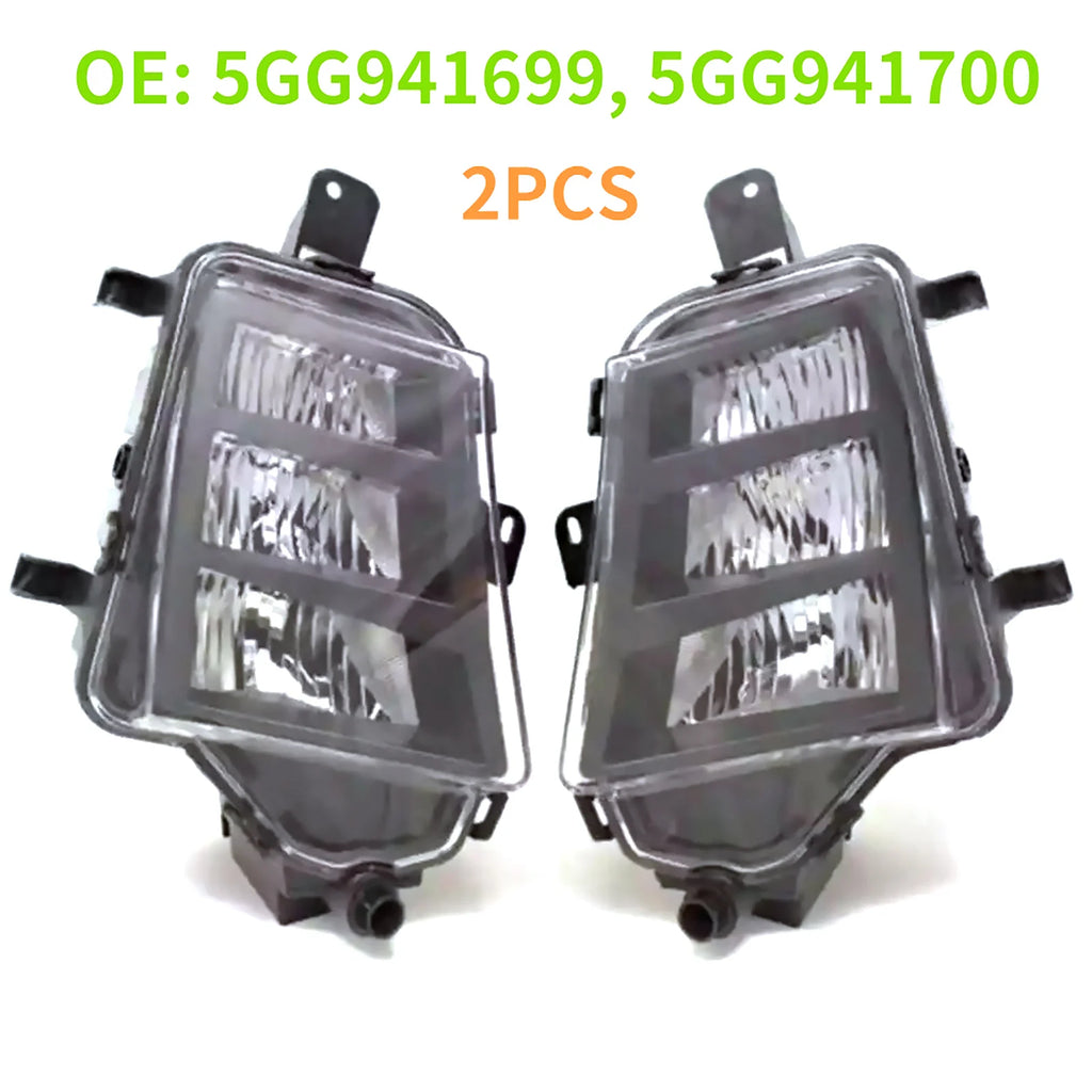 1Pair Vehicle Front Fog Light Driving LED Lamp 5GG941699 5GG941700 VW