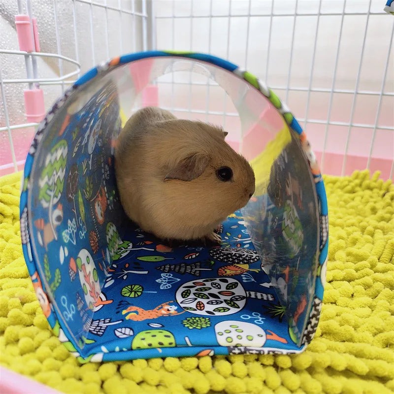Hamster Nest Dutch Pig Rabbit Guinea Pig Tunnel Evacuation Tent Nest Four Seasons Universal Pet Concealed Passage Nest Zpaxo