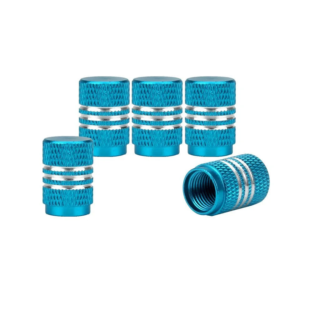 Aluminum Alloy Colored Tire Valve Caps – Car, Bike & Moto