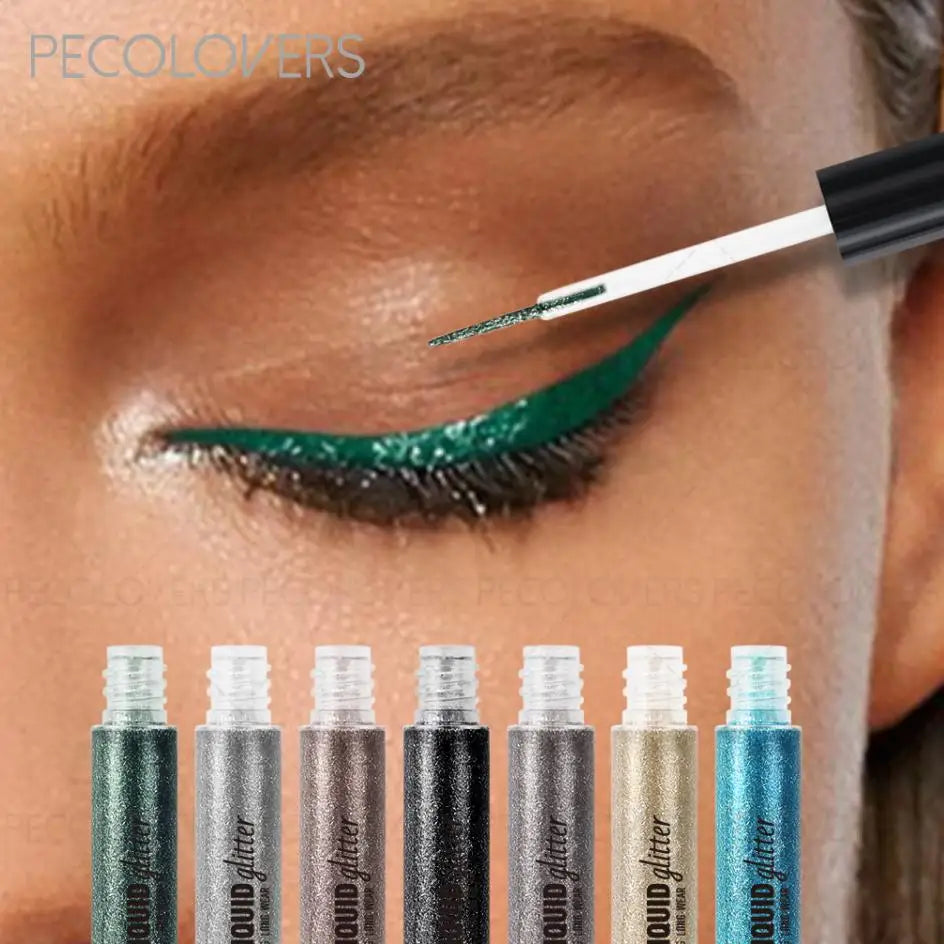 Pearl Diamond Eyeliner Liquid,Sparkling Eye Shadow,Everyday Makeup, Highshine Finish,Waterproof Makeup Zpaxo