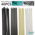 40pcs Welding Rods 200mm ABS/PP/PVC/PE Plastic Welding Sticks Soldering Tools Set For Plastic Welder Gun Bumper Repair Welding Zpaxo SET2