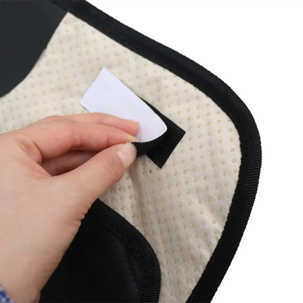 2Pcs Waterproof Dog Car Door Protector Black Oxford Vehicle Door Covers Guard Non-Slip Anti Scratch Car Door Pet Barrier Zpaxo