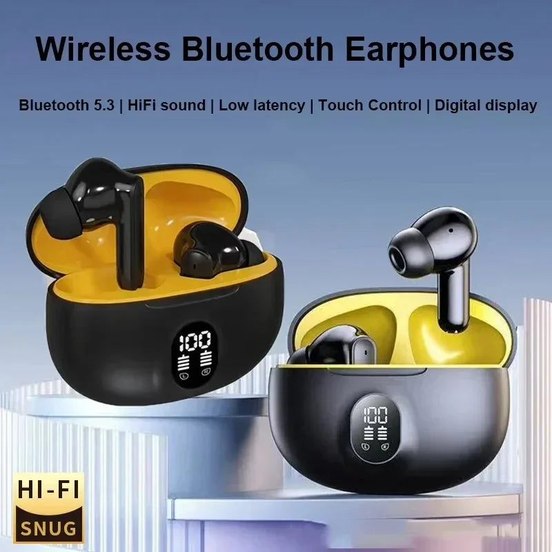 S510 TWS Wireless Headphones LED Power Earphones Digital Display