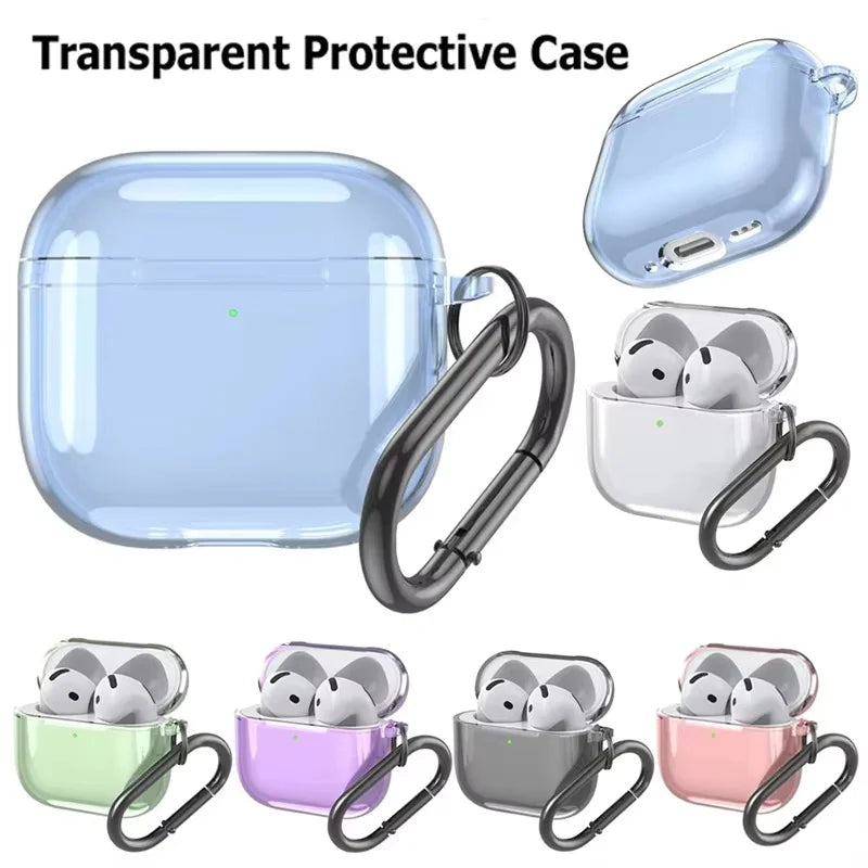Transparent Protecitve Case Apple Airpods 4 Clear Soft TPU 4th Zpaxo