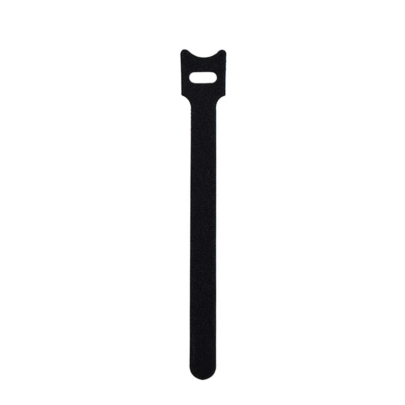 50pcs Releasable Cable Ties Colored Plastics Reusable Cable Ties Nylon Loop Wrap Ties T-type USB Cable Organizer Cable Protector Zpaxo Black 50PCS