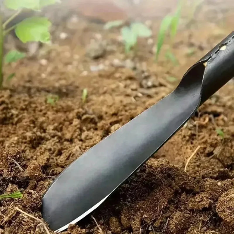 Versatile Garden Shovel Sturdy Iron Hoe Planting Weeding Loosening