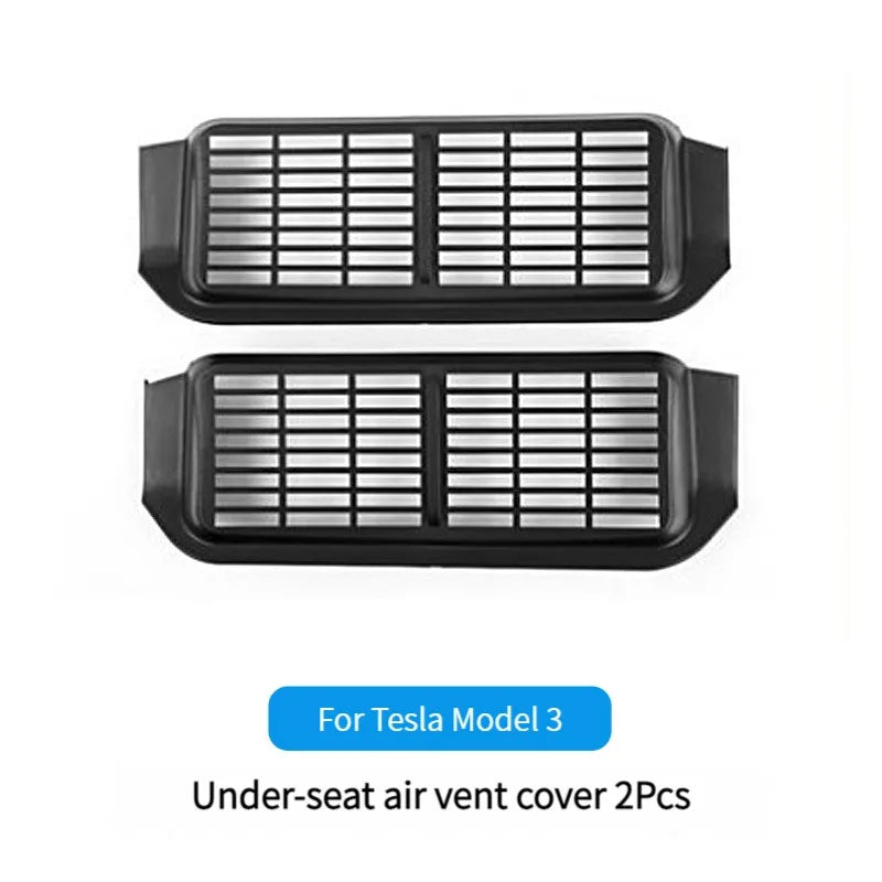 Tesla Model 3 & Y Under-Seat Air Vent Protection Cover
