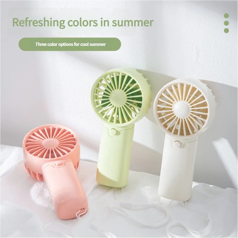 Portable Fan Convenient Creative Small Fan Pocket Hand-held Fan Lightweight AA Battery Handheld Mini Fan Air Coolers Zpaxo