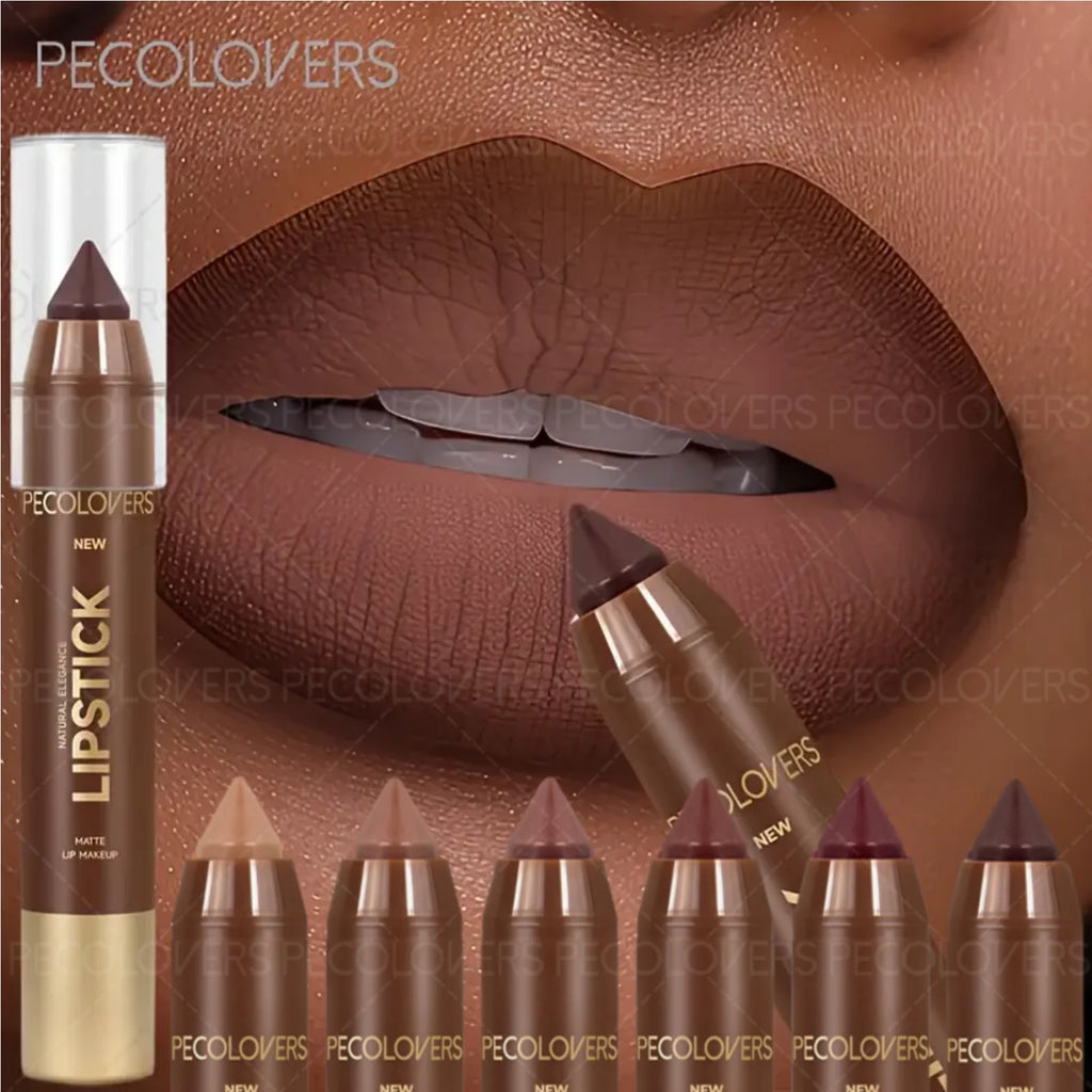 2-in-1 Lip Liner and Lipstick (1PC) - Matte Finish, For Defining Lip Contour, Fits Autumn and Winter Makeup Styles Zpaxo