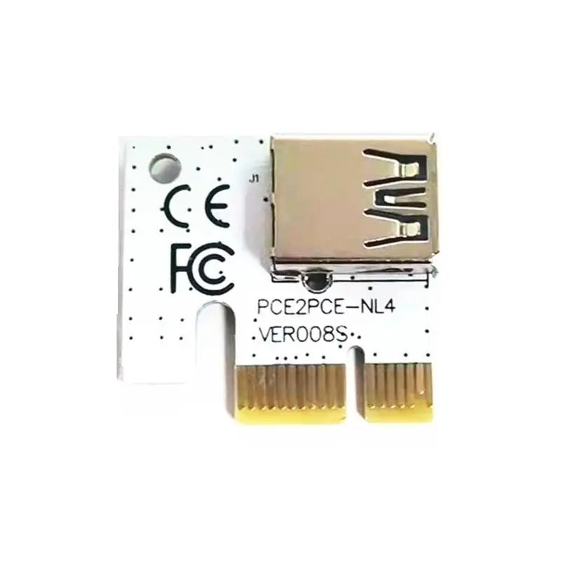 652F Mini PCI-E Extension Adapter Card USB PCI-E 1X to 16X Graphics Extension Cable for PC Computer Extension Cable Zpaxo