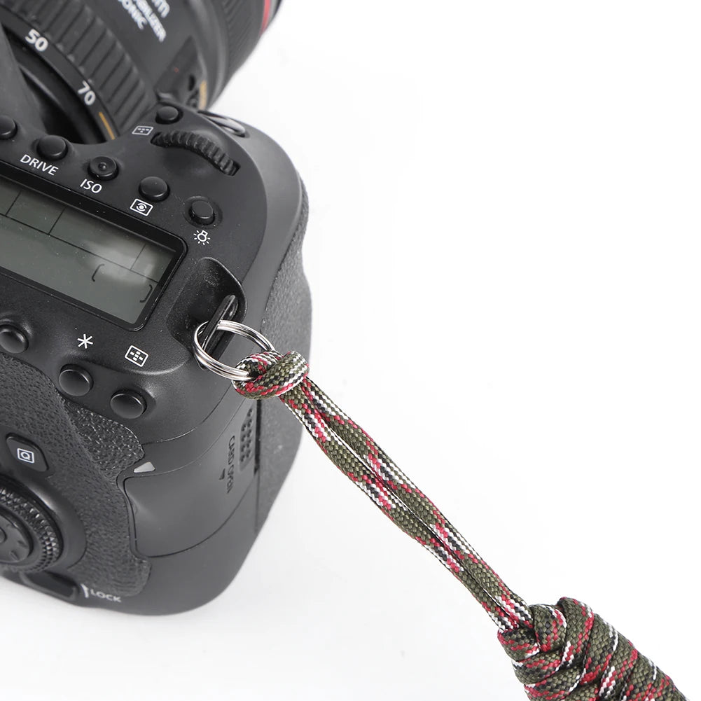 Handmade Woven Wrist Lanyard Adjustable Safety Strap Safer Connector