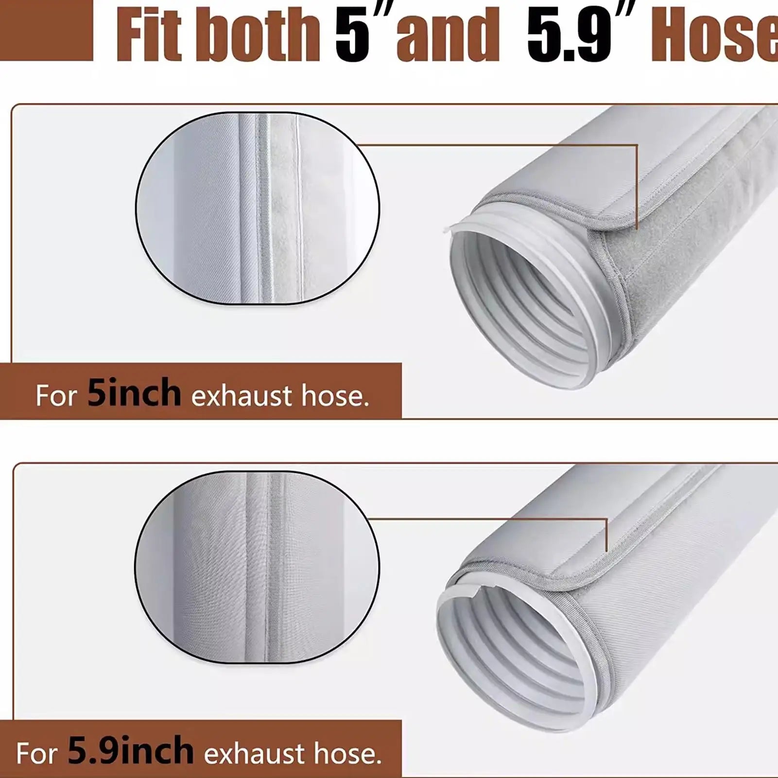 Universal Air Conditioner Hose Cover Dustproof Heat Insulation Wrap