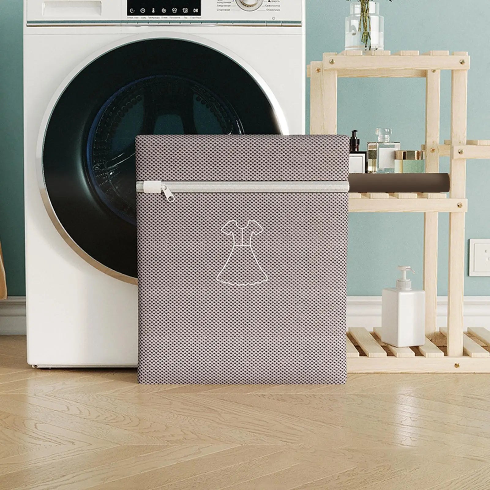 Mesh Laundry Bags 6 Pieces Anti-Knot Underwear Fine Net with Zipper Machine Washable Anti-Deformation Laundry Mesh Wash Bags Zpaxo
