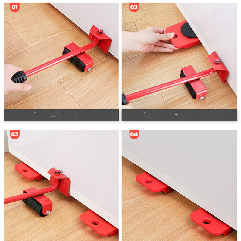 Heavy Duty Furniture Mover Roller Set – 2/4/5pcs Floor Protector Furniture Mover Set Zpaxo