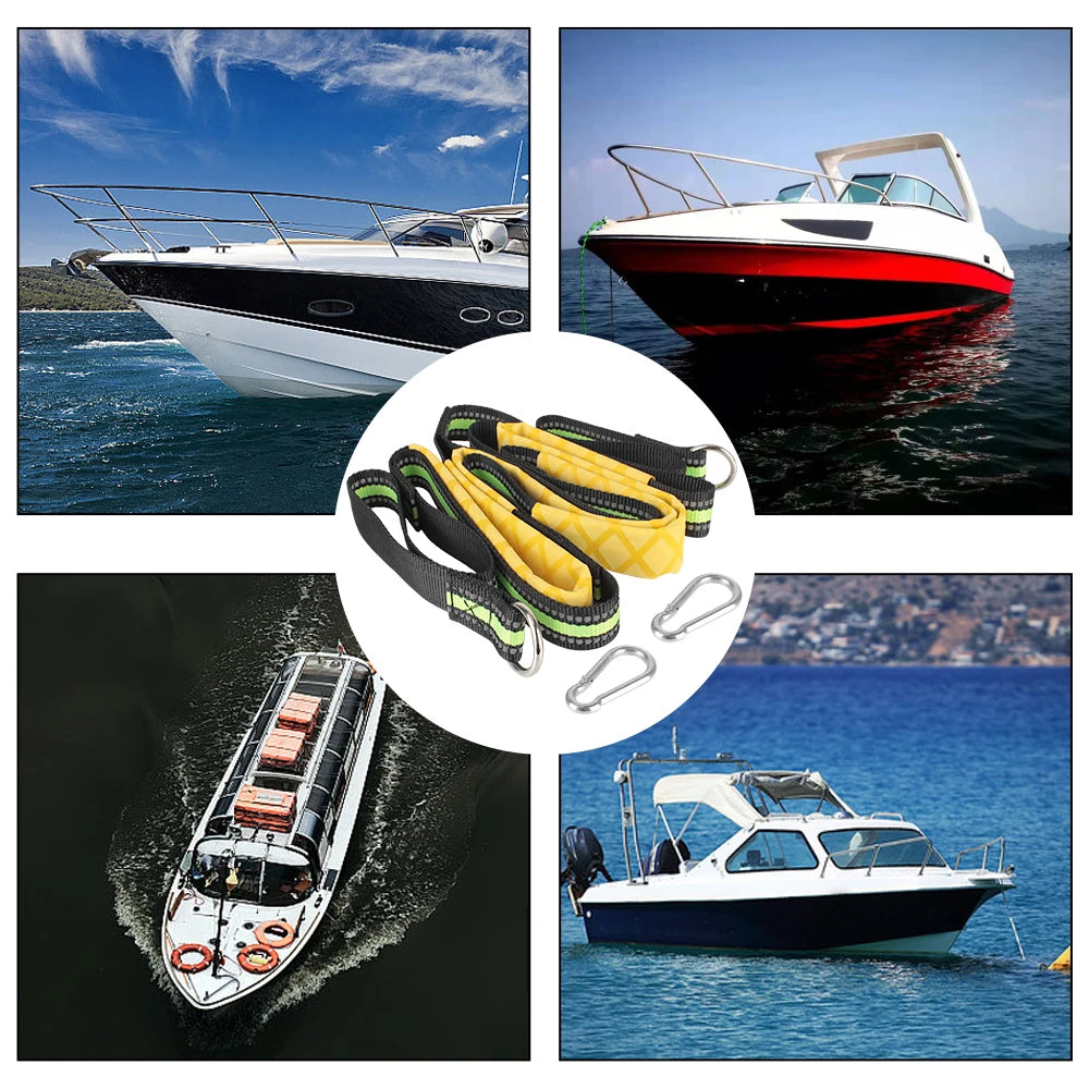 Launching Ladder Boat Folding Ladder Portable Yacht Boat Side Hanging Ladder 3/4/5 Step Boat Rope Ladder Boarding Soft Ladder Zpaxo