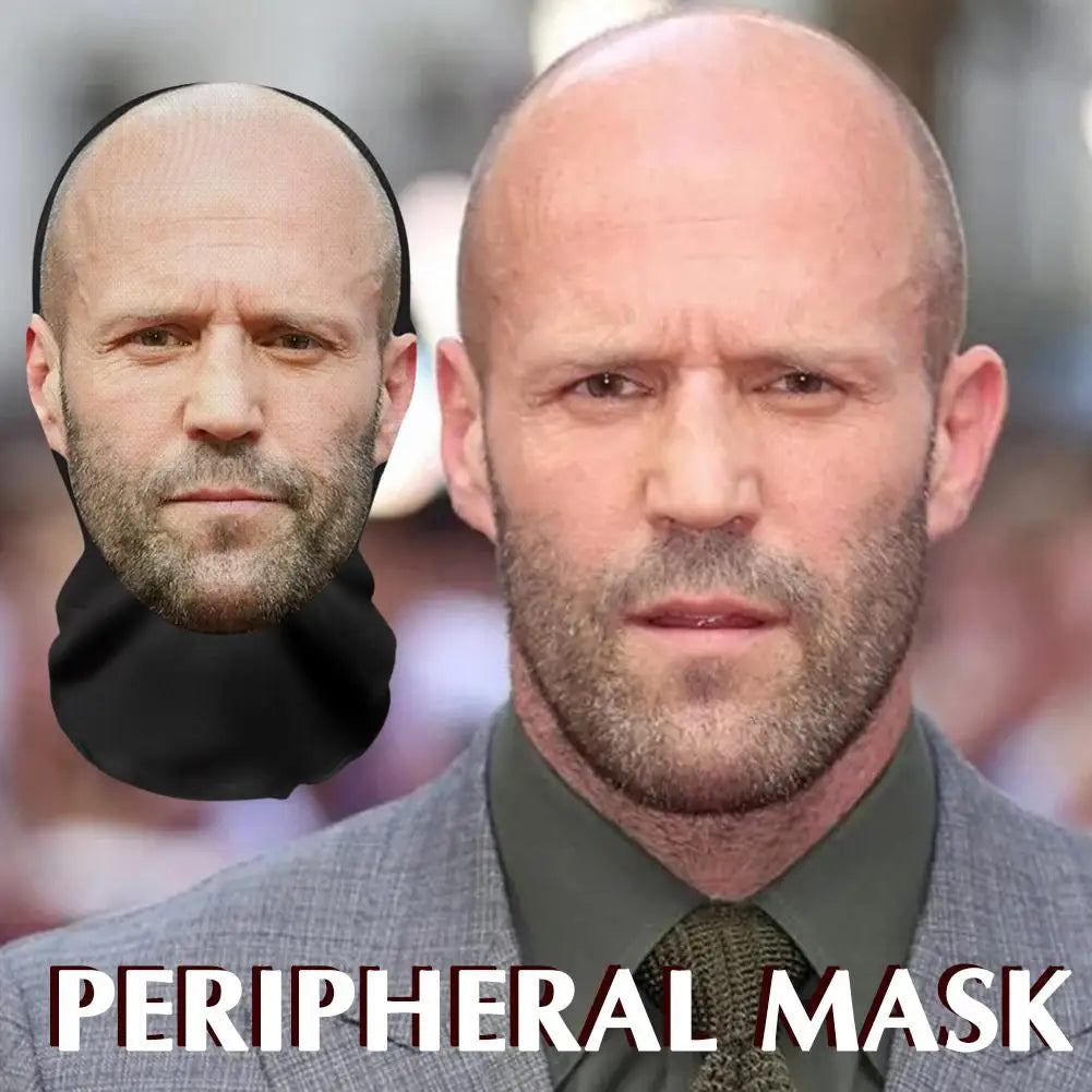 John Pork 3D Printed Seamless Mask – Cosplay & Party Head Cover Cosplay Head Mask Zpaxo