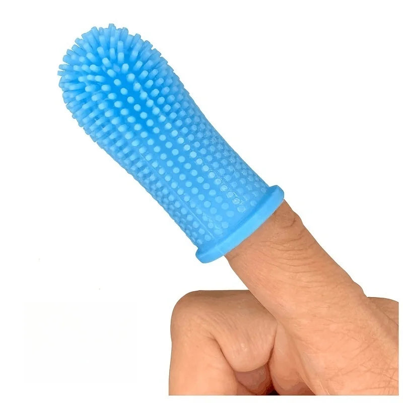 Random Pet Silicone Tooth Brush Tool Dog Soft Finger Toothbrush Teeth
