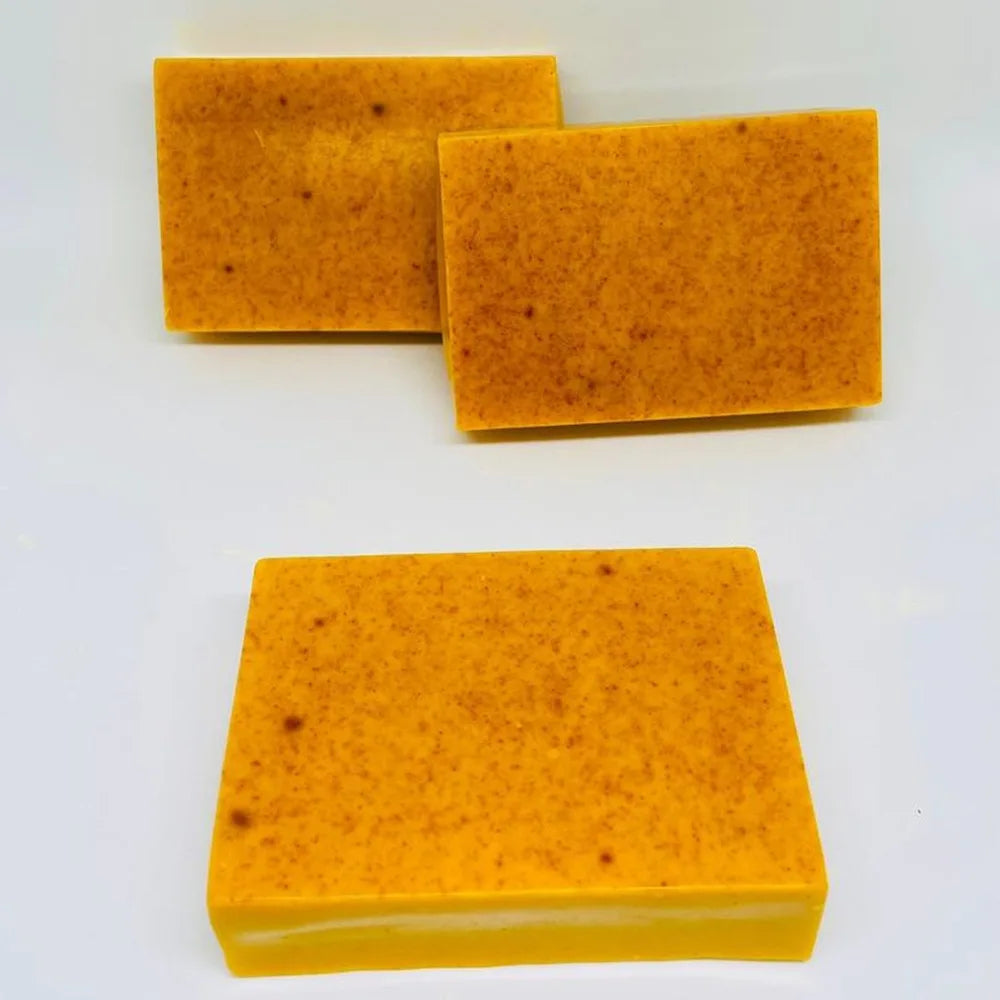 Turmeric Kojic Acid Soap – Lemon Brightening Handmade Bar Brightening Soap Bar Zpaxo