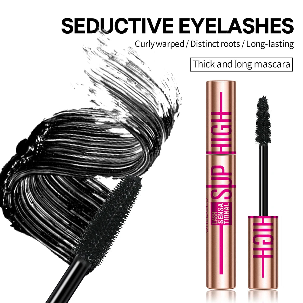 Thin Thick Mascara Durable Waterproof Natural Eye Makeup Curling