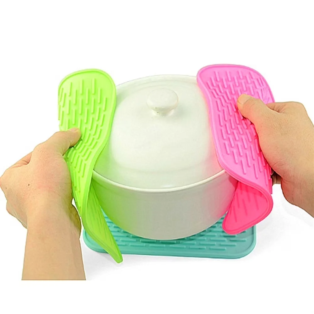 Silicone Trivet Mat Hot Pot Holder Driying Mat for Hot Dishes, Hot Pots and Hot Pan, Non Slip Heat Resistant Hot Pads for Table Zpaxo