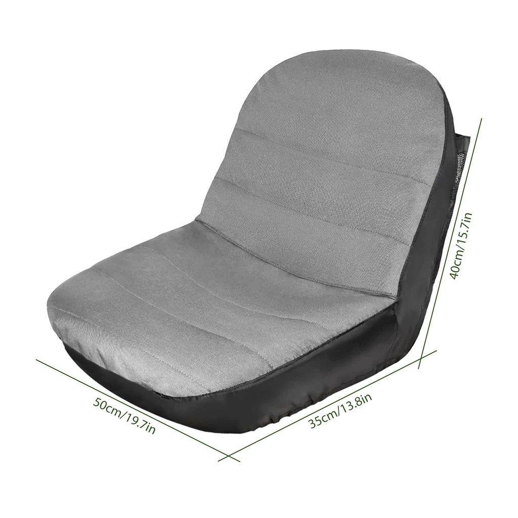 1/2PCS Tractor Seat Cover Waterproof Riding Lawn Riding Mower Universal Replacement Dustproof Oxford Forklift Chair Protector Zpaxo