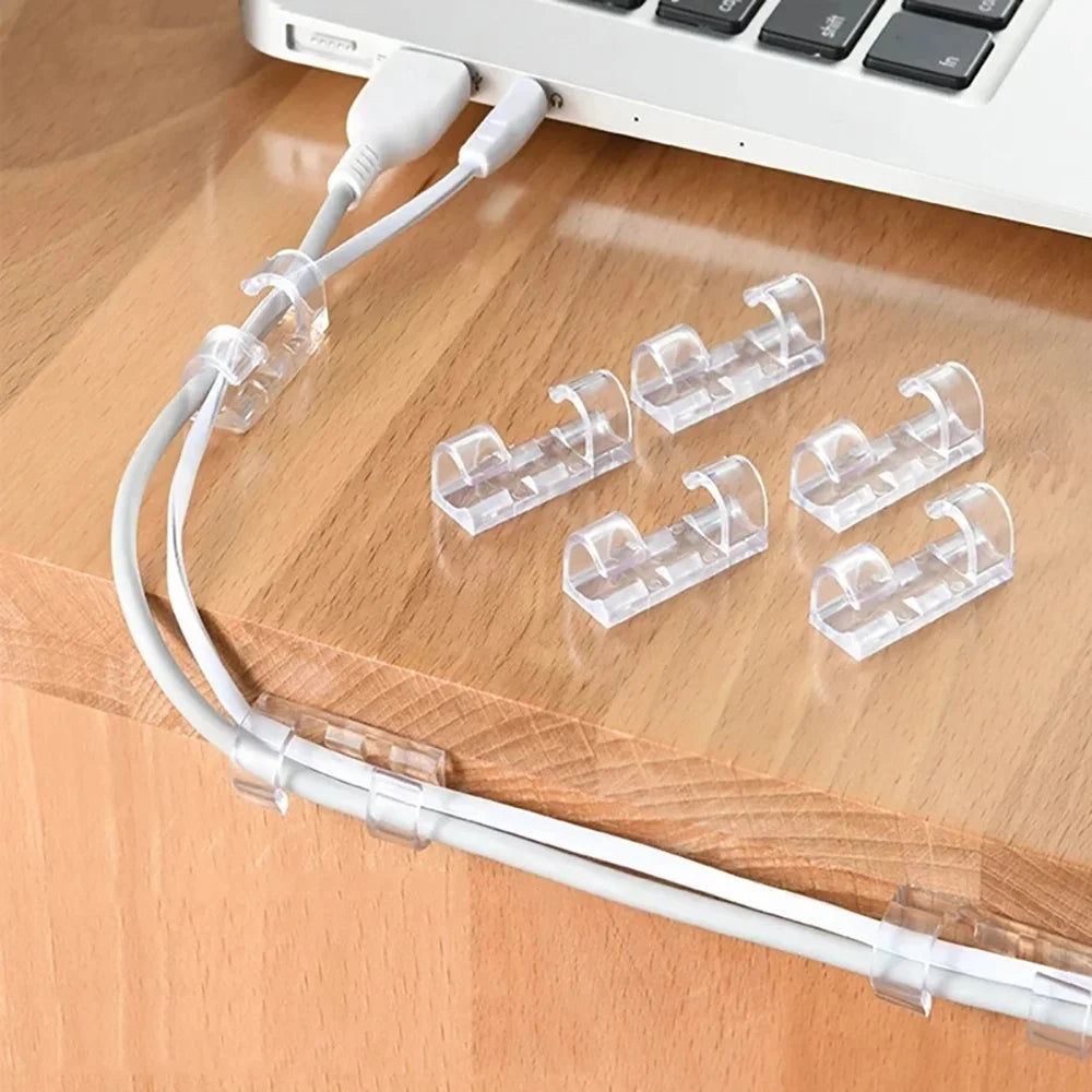 Self-Adhesive Cable Clips – Wire Organizer Holder 5/20 Pack Cable Clips Zpaxo