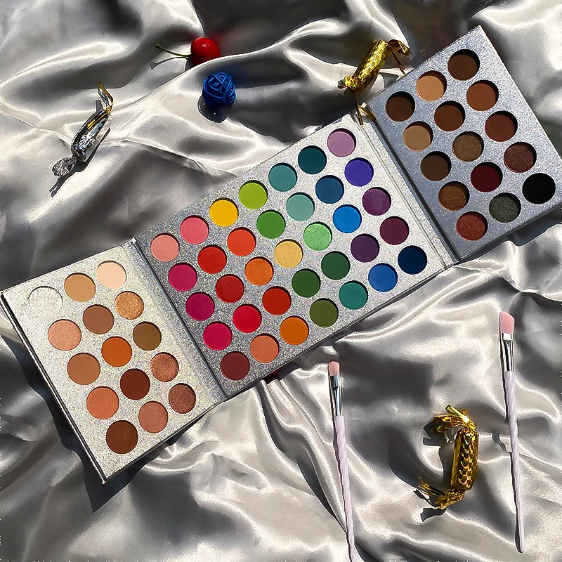 65-Color Eyeshadow Palette Makeup-high Pigmented Eye Make Up Tool Zpaxo