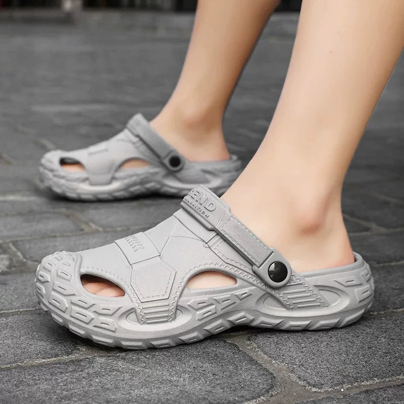 Men's Outdoor Summer Wearable Clog Shoes Anti-slip Breathable