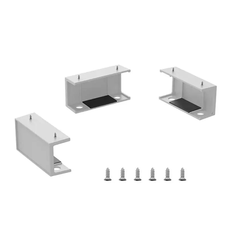 652F Computer Bracket for Under Desk, Enhances Efficiency, Fits Keyboards & Routers Zpaxo White CN