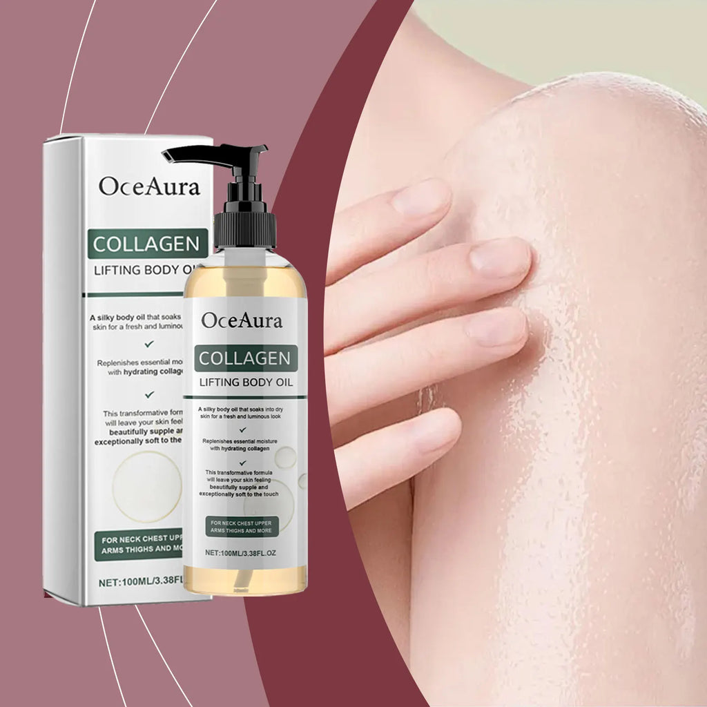 Collagen Lifting Body Oil,Firming Body Oil,Compact Body Oil,Massage Oil,Body Oil Women Collagen Skin Tightening Zpaxo
