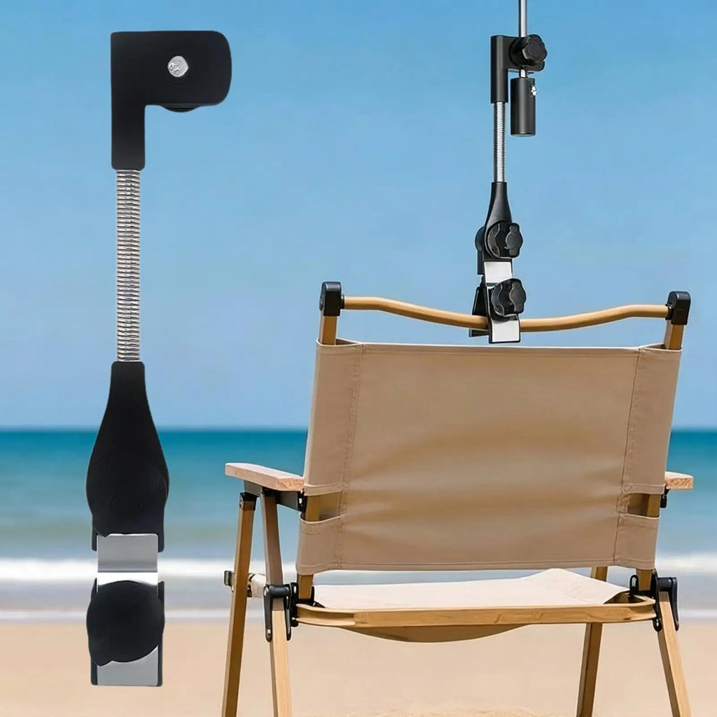 Umbrella Clamp For Chair Wheelchair Sun Shade Support Camping Chair Sunshade Support For Patio Picnic Balcony Lawn Beach Camping Zpaxo