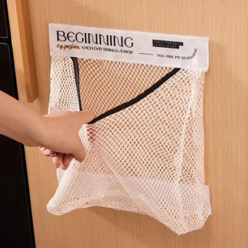 Kitchen Wall-mounted Bag Dispenser Pantry Organizer Nylon Storage Zpaxo A2