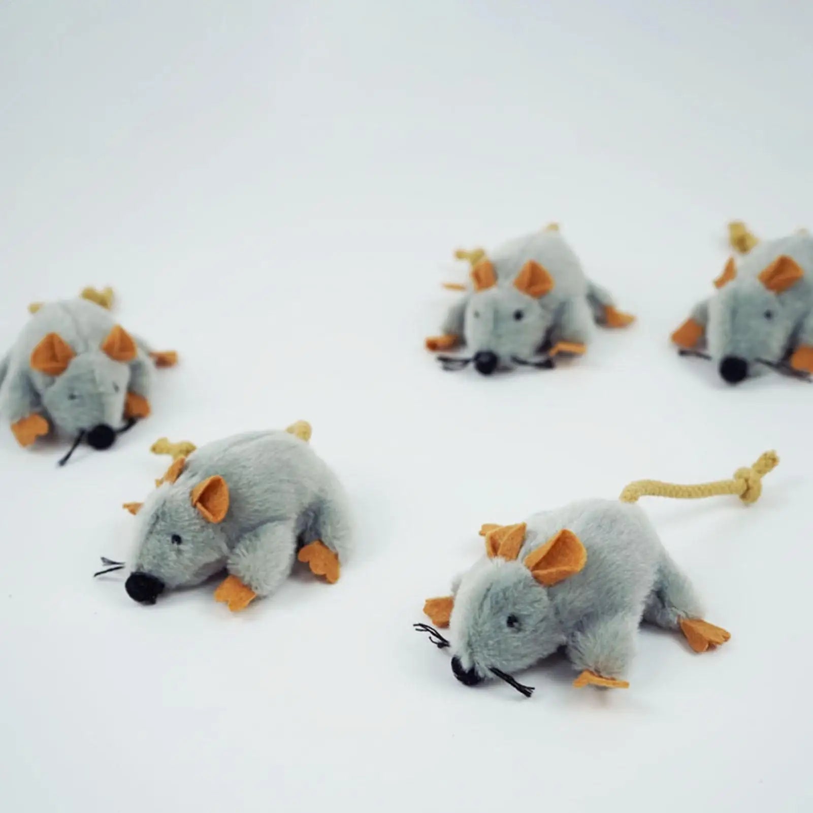 Cat Mouse Toy Built-in Sound Compact Play Game Stuffed Toys Daily