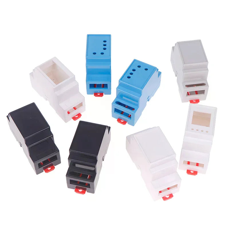 DIN Rail PLC Junction Box Plastic Electronics Project Case 4Colors Zpaxo