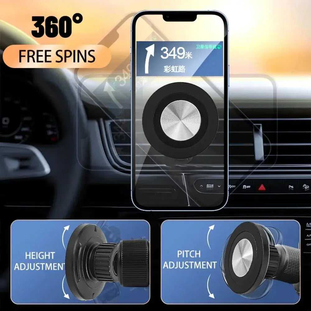 Magnetic Phone Holder Parts Ball Head Desktop Air Outlet Hook Magsafe