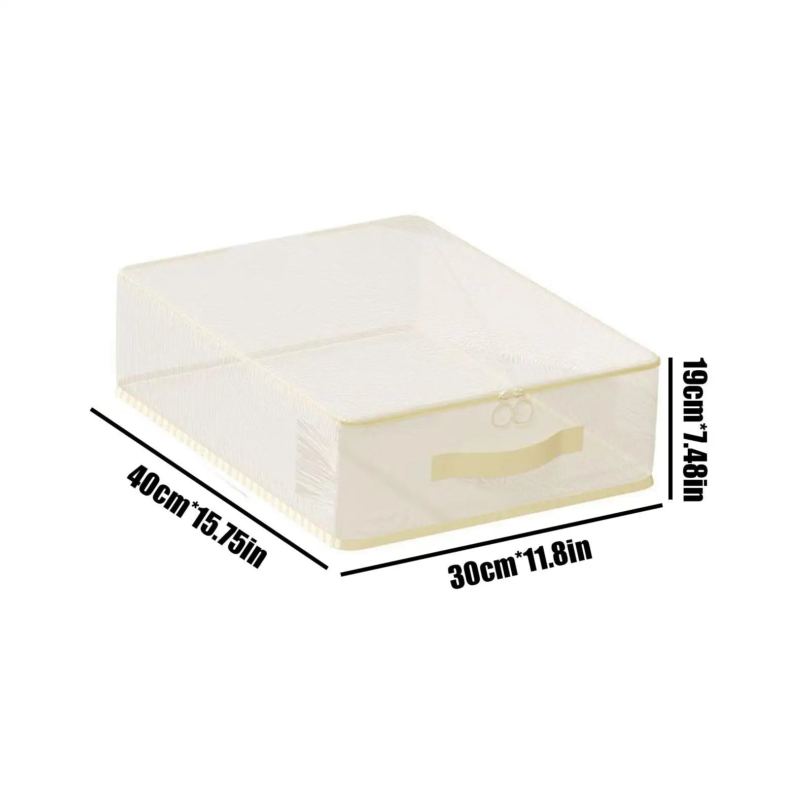 Clothing Organizer 5-Piece Clear Bags Handles Closet Storage Clothes