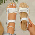 2026 Sandals Fashion Travel Women Shoes Durable Flat Ladies Outdoor Zpaxo WHITE 40